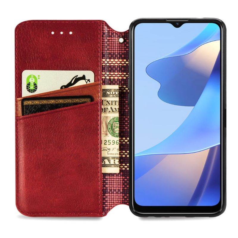 Lederhüllen Für Oppo A16 / A16s Kartenhalter Im Kub-design