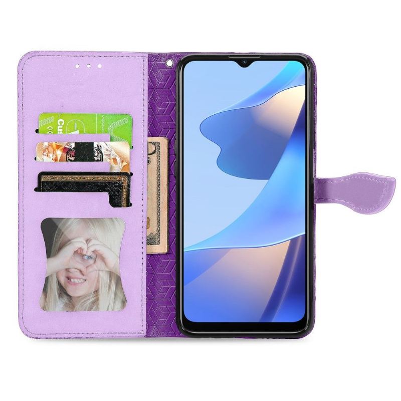 Lederhüllen Für Oppo A16 / A16s Mandala-blatt