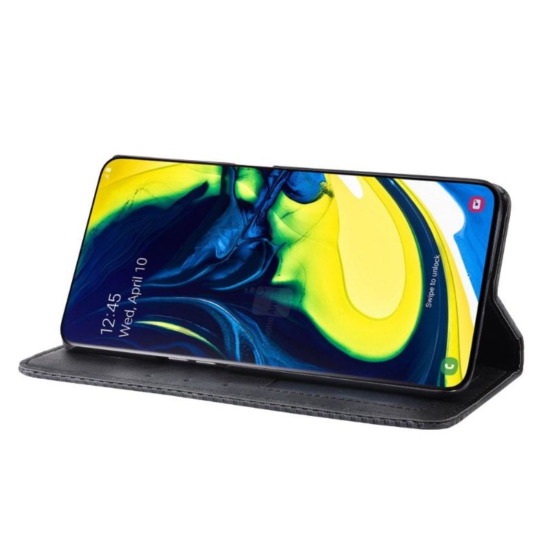 Case Für Samsung Galaxy A80 Schutzhülle Lederstil Le Cirénius