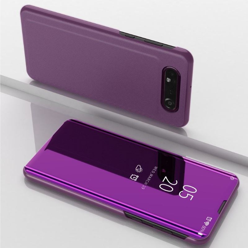 Hülle Für Samsung Galaxy A80 Flip Case Spiegeleffekt