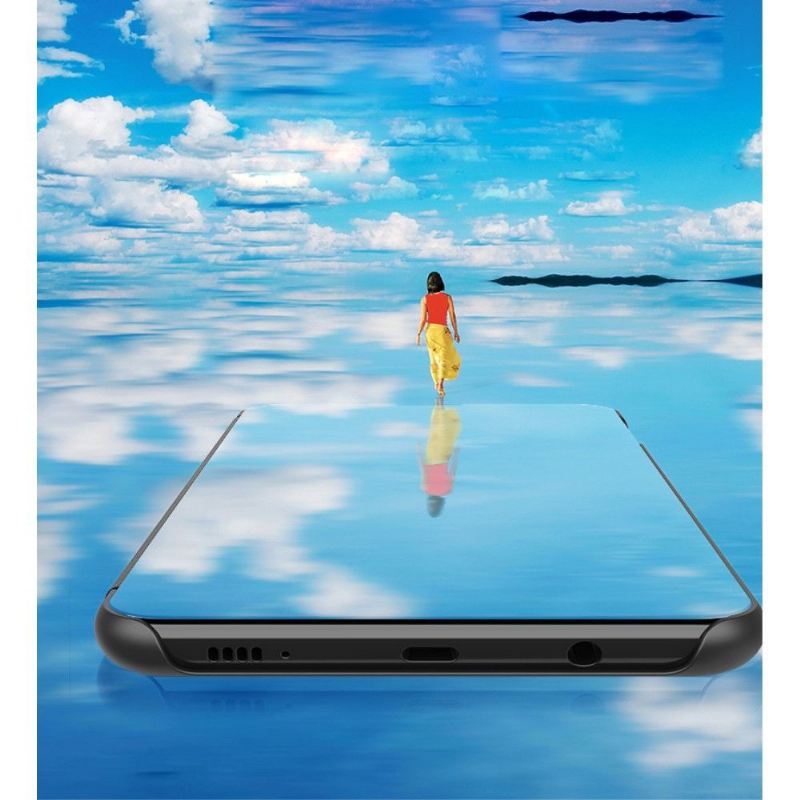 Hülle Für Samsung Galaxy A80 Flip Case Spiegeleffekt