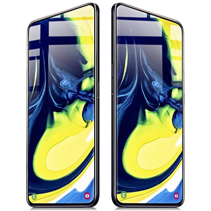 Samsung Galaxy A80 - Displayschutzfolie Aus Gehärtetem Glas In Voller Größe