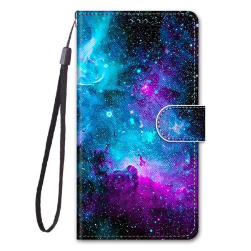 Flip Case Für Samsung Galaxy S23 Ultra 5G Kosmischer Himmel