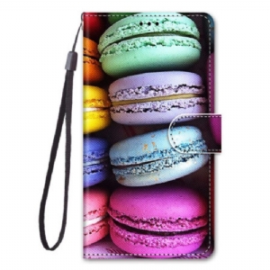 Flip Case Für Samsung Galaxy S23 Ultra 5G Macarons