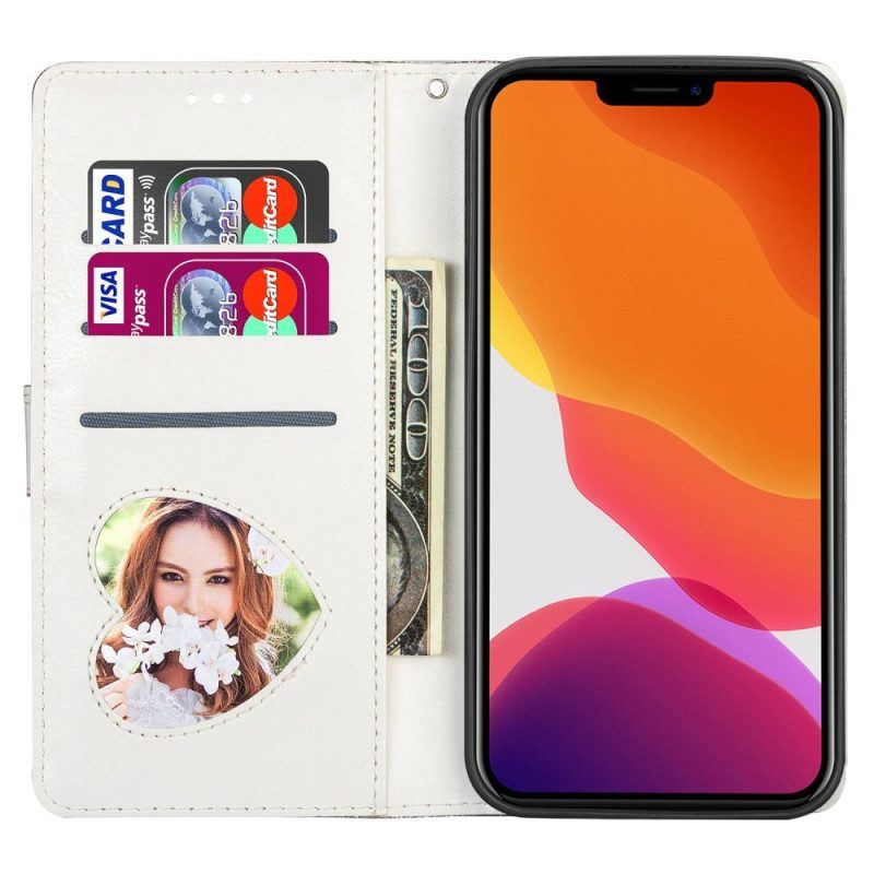 Flip Case Für iPhone 14 Pro Max Brieftasche Glitzer-geldbörse