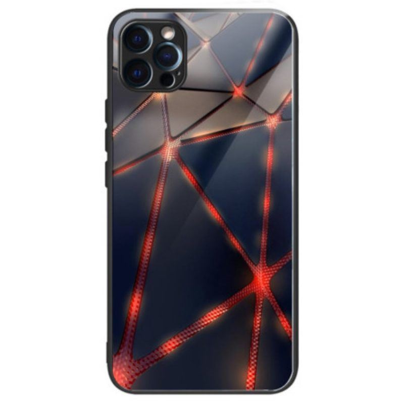 Handyhülle Für iPhone 14 Pro Max Red Line Gehärtetes Glas