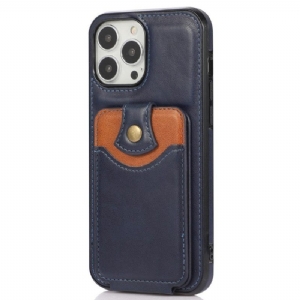 Hülle Für iPhone 14 Pro Max Flip Case Klappkartenhalter