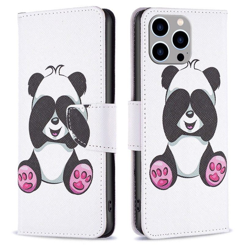 Lederhüllen Für iPhone 14 Pro Max Panda