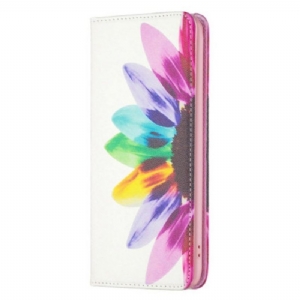 Schutzhülle Für iPhone 14 Pro Max Flip Case Aquarellblume