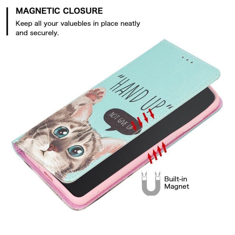 Schutzhülle Für iPhone 14 Pro Max Flip Case Hand-up