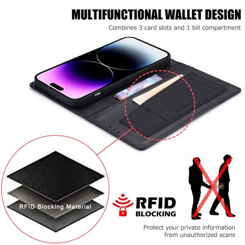 Schutzhülle Für iPhone 14 Pro Max Flip Case Rfid