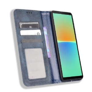 Case Für Sony Xperia 10 IV Der Lederstil Cirénius