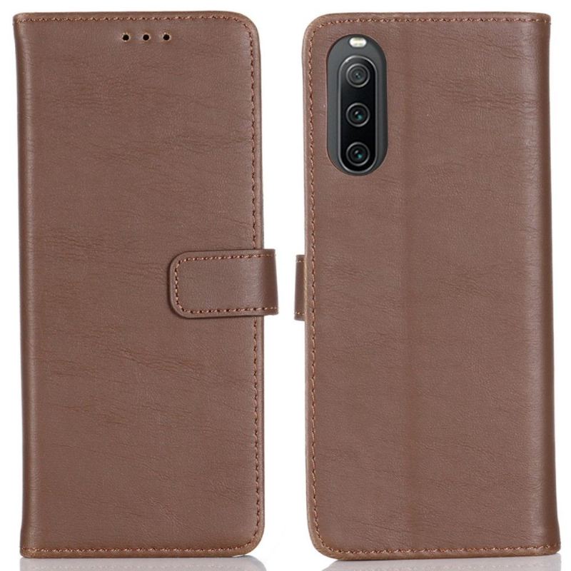 Case Für Sony Xperia 10 IV Flip Case Retro-folio Aus Kunstleder