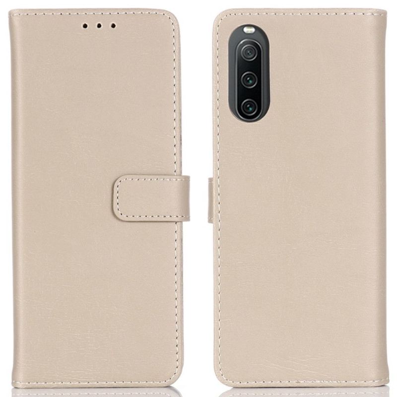 Case Für Sony Xperia 10 IV Flip Case Retro-folio Aus Kunstleder