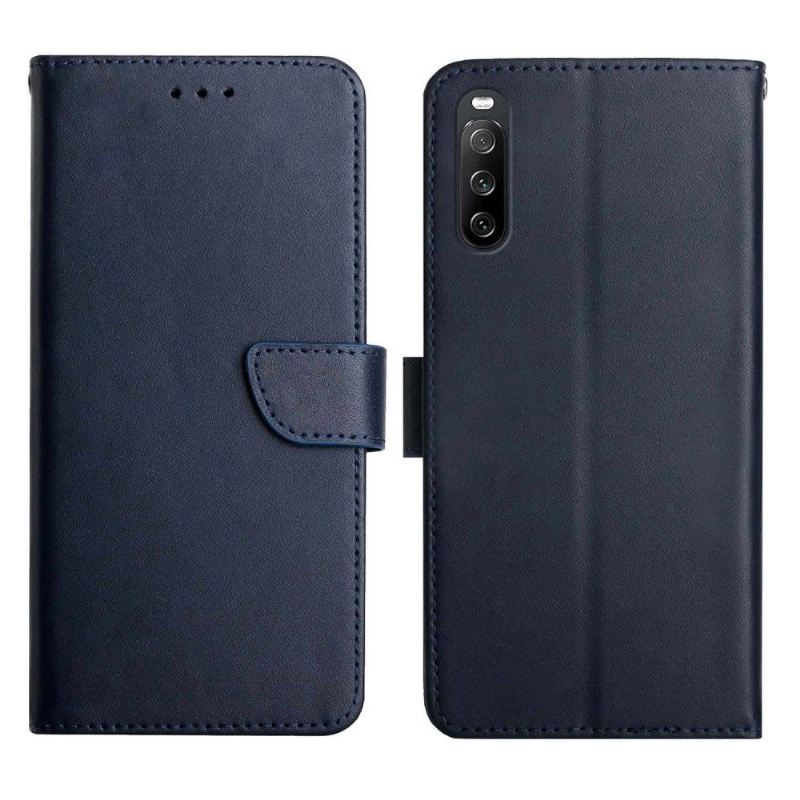 Flip Case Für Sony Xperia 10 IV Glattleder