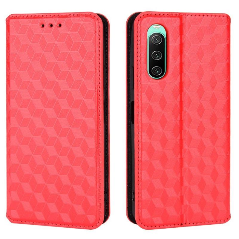 Flip Case Für Sony Xperia 10 IV Flip Case Konstruktionsgeometrie