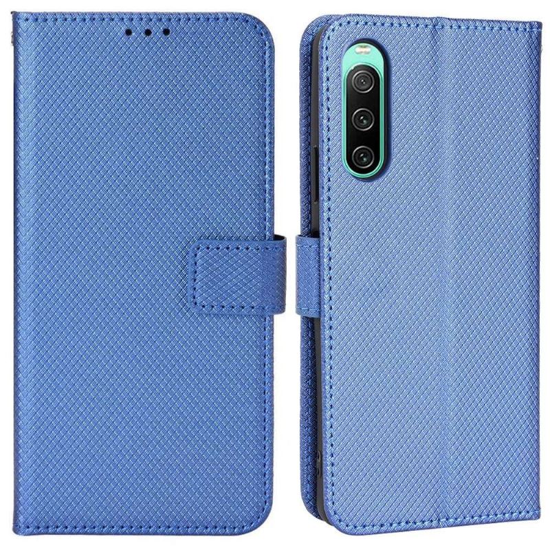 Lederhüllen Für Sony Xperia 10 IV Flip Case Lucinda Klappkartenhalter