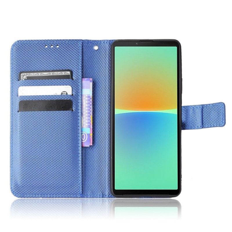 Lederhüllen Für Sony Xperia 10 IV Flip Case Lucinda Klappkartenhalter