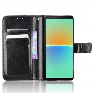 Lederhüllen Für Sony Xperia 10 IV Wallet-flip