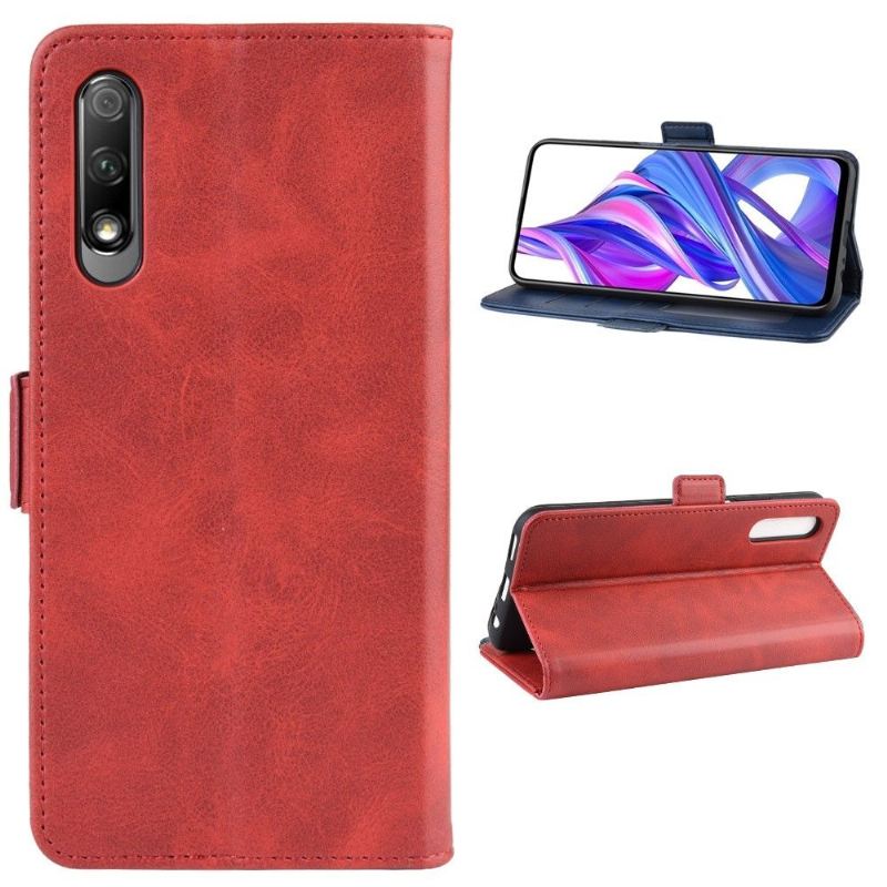 Flip Case Für Honor 9X Pro Brieftasche Matter Kunstlederbezug