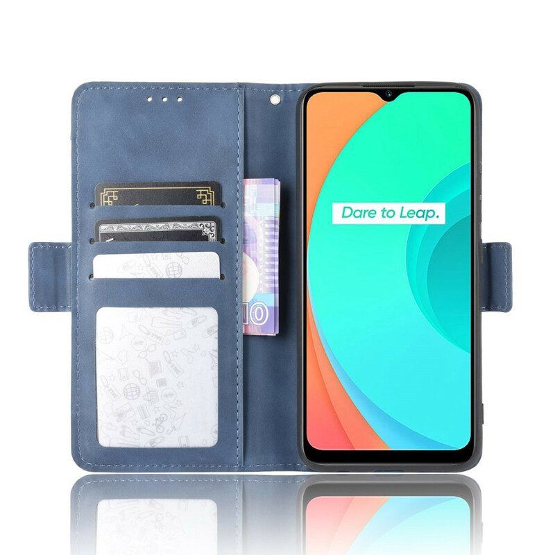 Flip Case Für Realme C11 Multi-card Premier Class