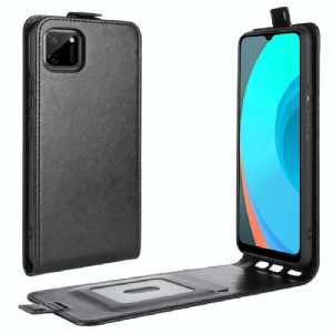 Lederhüllen Für Realme C11 Flip Case Vertikale Klappe