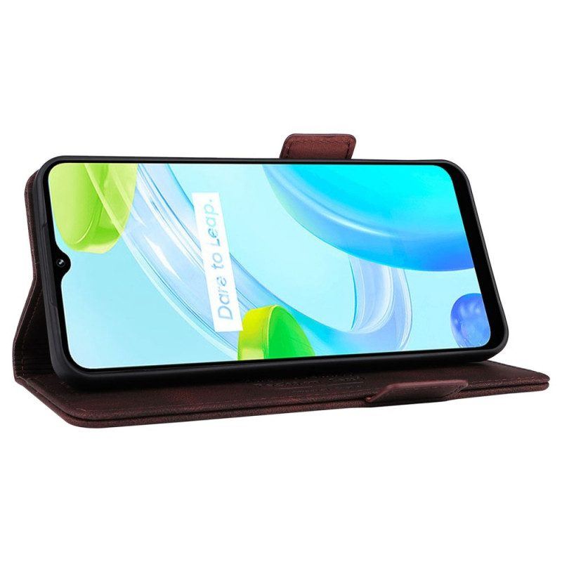 Flip Case Für Realme C30 Hardware-dekor