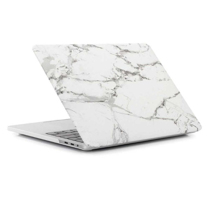 Macbook Pro 15 Hülle / Marble Touch Bar – Weiß