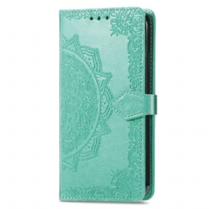 Flip Case Für Vivo Y35 Barock-mandala