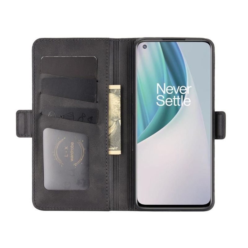 Case Für OnePlus Nord N10 Brieftasche Matter Kunstlederbezug