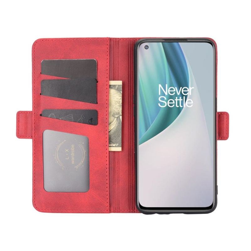 Case Für OnePlus Nord N10 Brieftasche Matter Kunstlederbezug