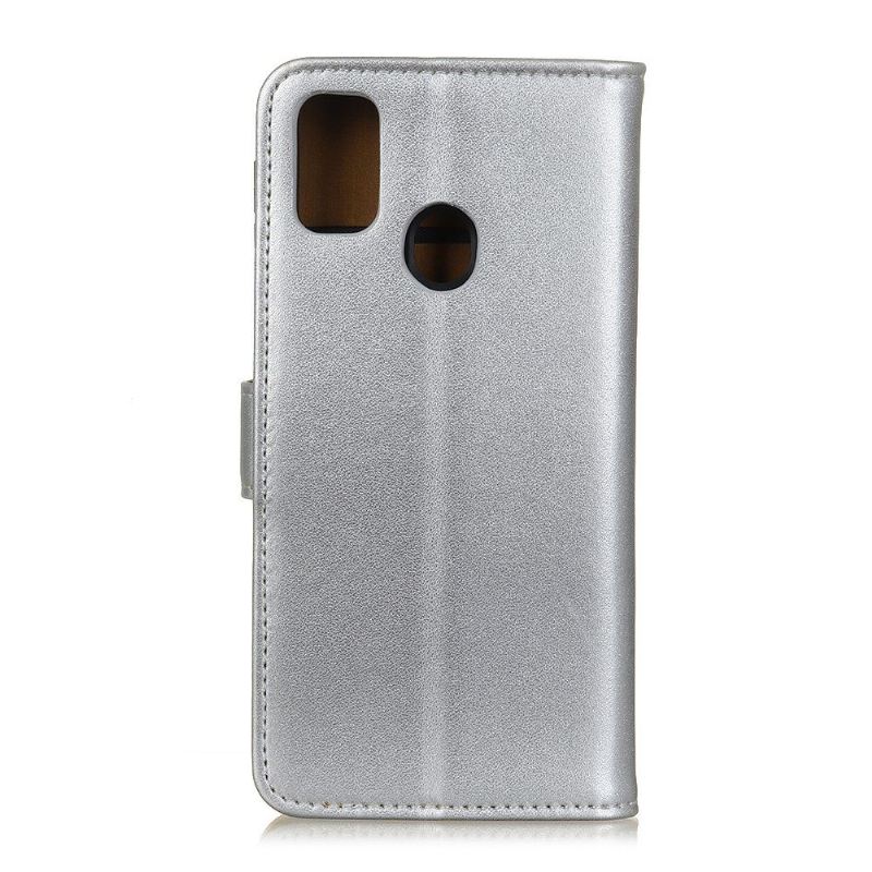 Flip Case Für OnePlus Nord N10 Einfaches Kunstleder