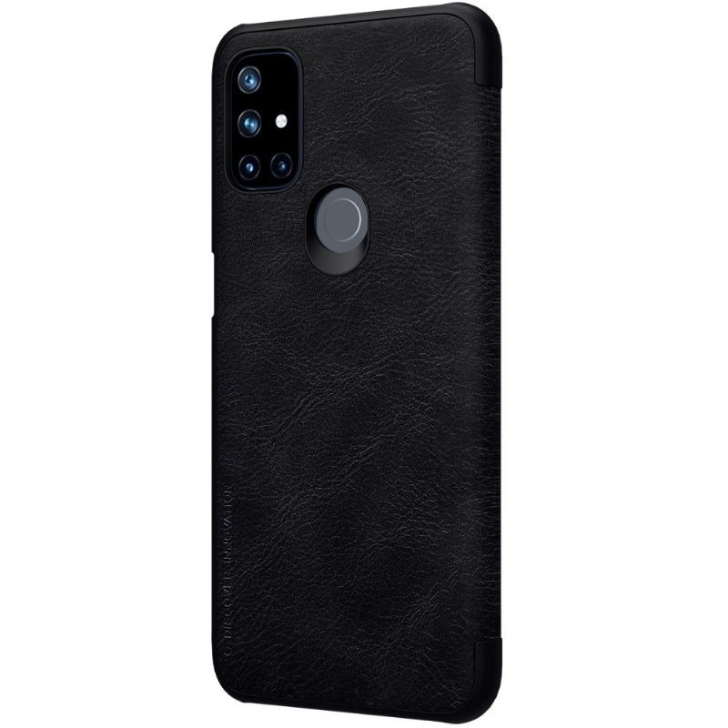 Flip Case Für OnePlus Nord N10 Ledereffekt Der Qin-serie