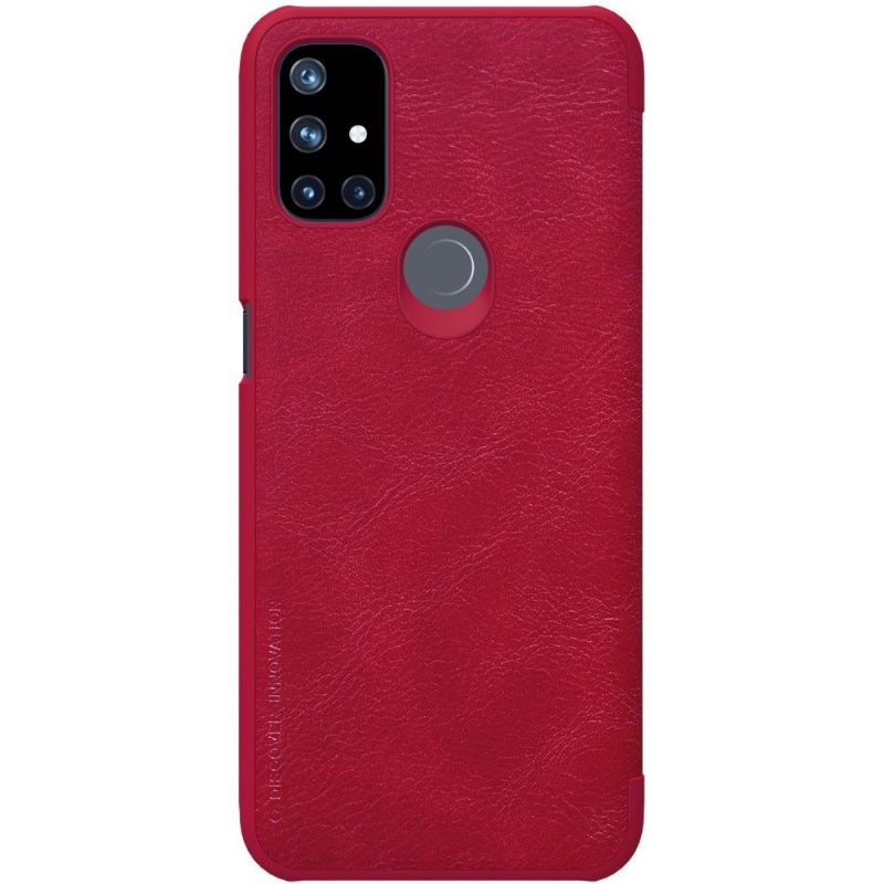 Flip Case Für OnePlus Nord N10 Ledereffekt Der Qin-serie