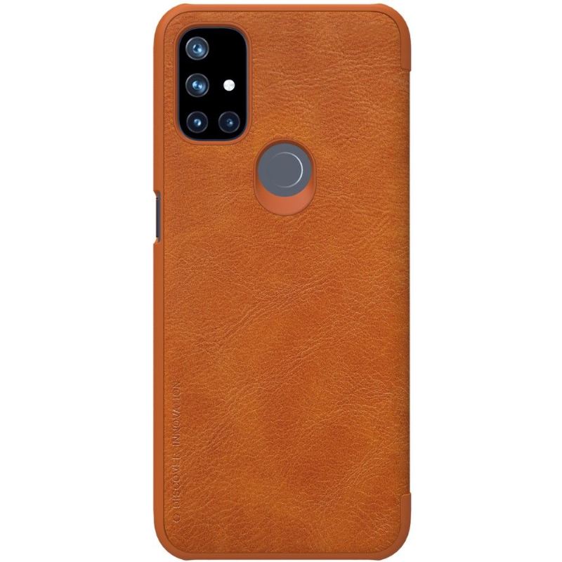 Flip Case Für OnePlus Nord N10 Ledereffekt Der Qin-serie