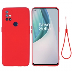 Hülle Für OnePlus Nord N10 Puro Flüssigsilikon