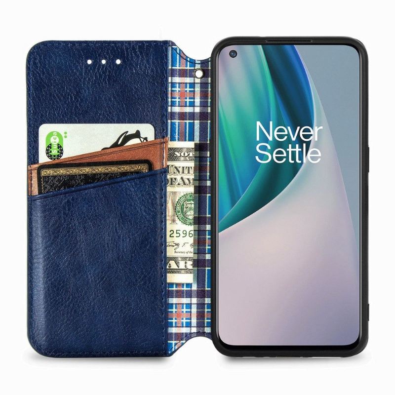 Lederhüllen Für OnePlus Nord N10 Kartenhalter Im Kub-design