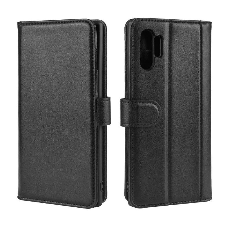 Flip Case Für Samsung Galaxy Note 10+ / Note 10+ 5G Premium-leder