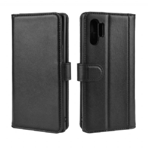 Flip Case Für Samsung Galaxy Note 10+ / Note 10+ 5G Premium-leder