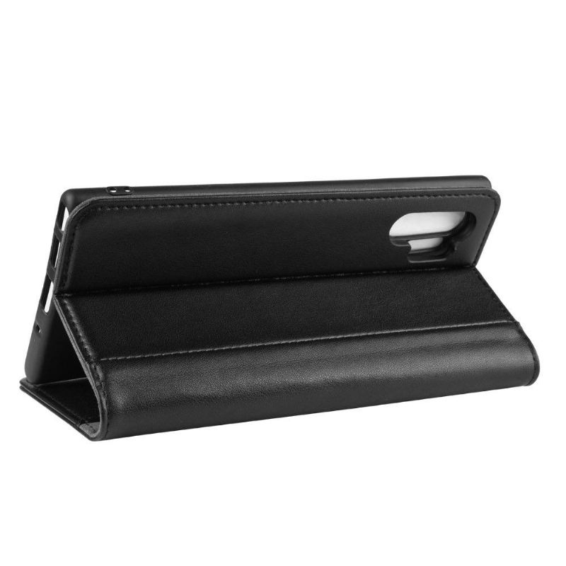 Flip Case Für Samsung Galaxy Note 10+ / Note 10+ 5G Premium-leder