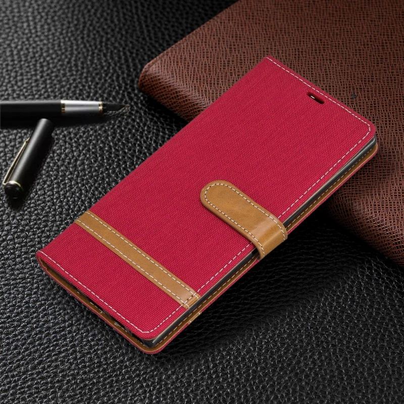 Flip Case Für Samsung Galaxy Note 10+ / Note 10+ 5G Stoffbezug