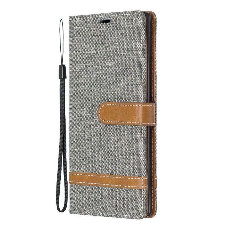 Flip Case Für Samsung Galaxy Note 10+ / Note 10+ 5G Stoffbezug