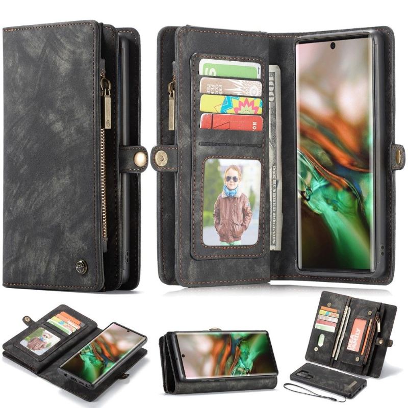 Hülle Flip Case Für Samsung Galaxy Note 10+ / Note 10+ 5G 2 in 1 Magnetisch