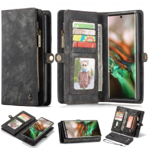 Hülle Flip Case Für Samsung Galaxy Note 10+ / Note 10+ 5G 2 in 1 Magnetisch