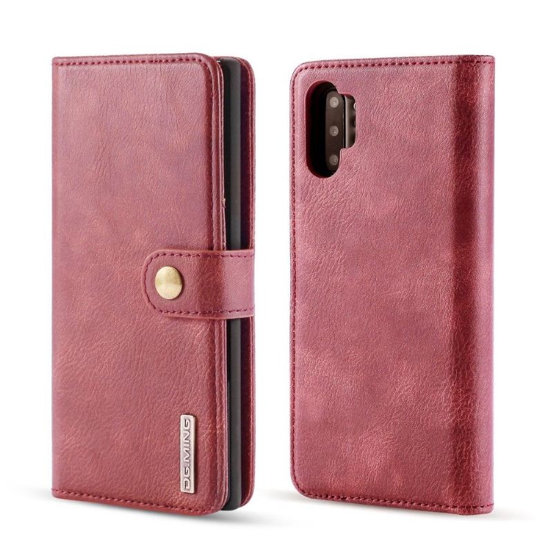 Hülle Flip Case Für Samsung Galaxy Note 10+ / Note 10+ 5G Brieftasche Mit Abnehmbarer Schale