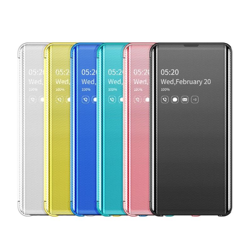 Hülle Für Samsung Galaxy Note 10+ / Note 10+ 5G Flip Case Spiegeleffekt