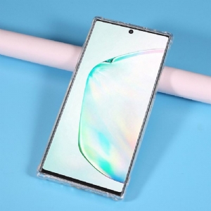 Hülle Für Samsung Galaxy Note 10+ / Note 10+ 5G Klarer Kartenhalter