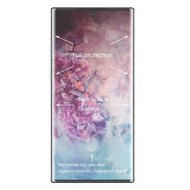 Samsung Galaxy Note 10 Plus Displayschutzfolie Aus Gehärtetem Glas In Voller Größe