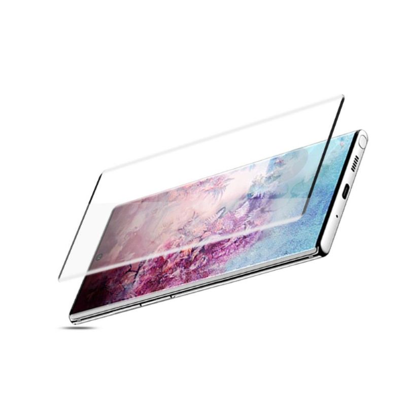 Samsung Galaxy Note 10 Plus Displayschutzfolie Aus Gehärtetem Glas In Voller Größe - Schwarz