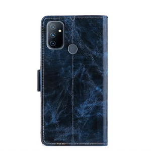 Flip Case Für OnePlus Nord N100 Flip Case Kartenetui In Lederoptik